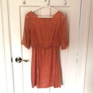 Pink Alice + Olivia Beaded Silk Dress